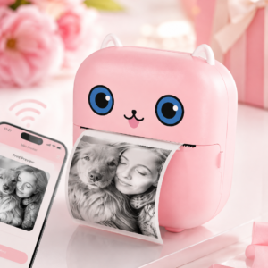 Mini Impresora Térmica Bluetooth Portátil – Imprimí Fotos, Notas y Más Sin Tinta